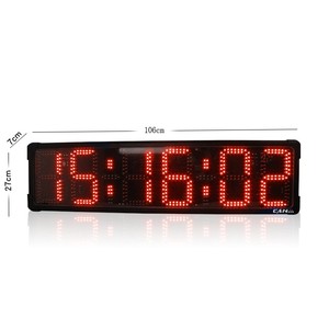 Ganxin Double-side 8'' 6 Digits Big Size <strong>Clock</strong> LED Marathon <strong>Timer</strong> <strong>With</strong> Control Countdown Wall <strong>Clock</strong> Big <strong>Clock</strong> - Product Image 4
