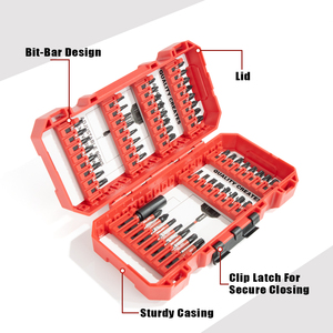 TOOLJOY 56-teiliges Schraubendreher-<span class=keywords><strong>Bit</strong></span>-<span class=keywords><strong>Set</strong></span> aus S2-Stahl, DIY-Qualität, glattes Finish, OEM/ODM, Direktlieferung ab Werk - Product Image 4