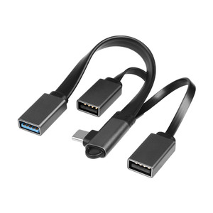 2020 yeni 3-in-1 tip-c Hub adaptörü USB 3.0 2.0 SD ve TF arayüzleri telefon ve mobil kullanım stoklanan ürün ile uyumlu - Product Image 3