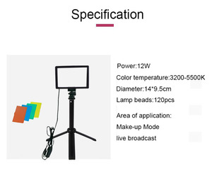 Led video ışık LED fotoğraf işık kamera dolgu cep SLR fotoğraf makinesi düğün takip röportaj haber - Product Image 5