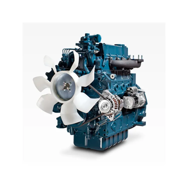 Assemblage de machines d'excavateur, moteurs Assy V2203, moteur complet Assy V2203, moteur entier pour Kubota