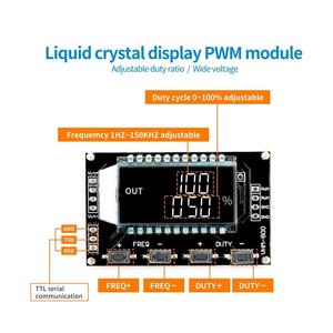 Signal Generator <strong>PWM</strong> Pulse Frequency Duty Cycle Adjustable Module LCD Display 1Hz-150Khz 3.3V-30V <strong>PWM</strong> Board Module - Product Image 6