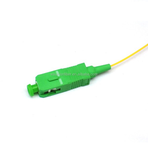 Unionfiber Sc Fc St FTTH 1 metre Lc Upc tek mod 0.9mm Om3 Om4 çok modlu fiber optik pigtail - Product Image 1