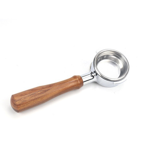 Naked <strong>Filter</strong> <strong>58MM</strong> Barista Bottomless Portafilter with Wooden Handle for E61 in Coffee Accessories - Product Image 1