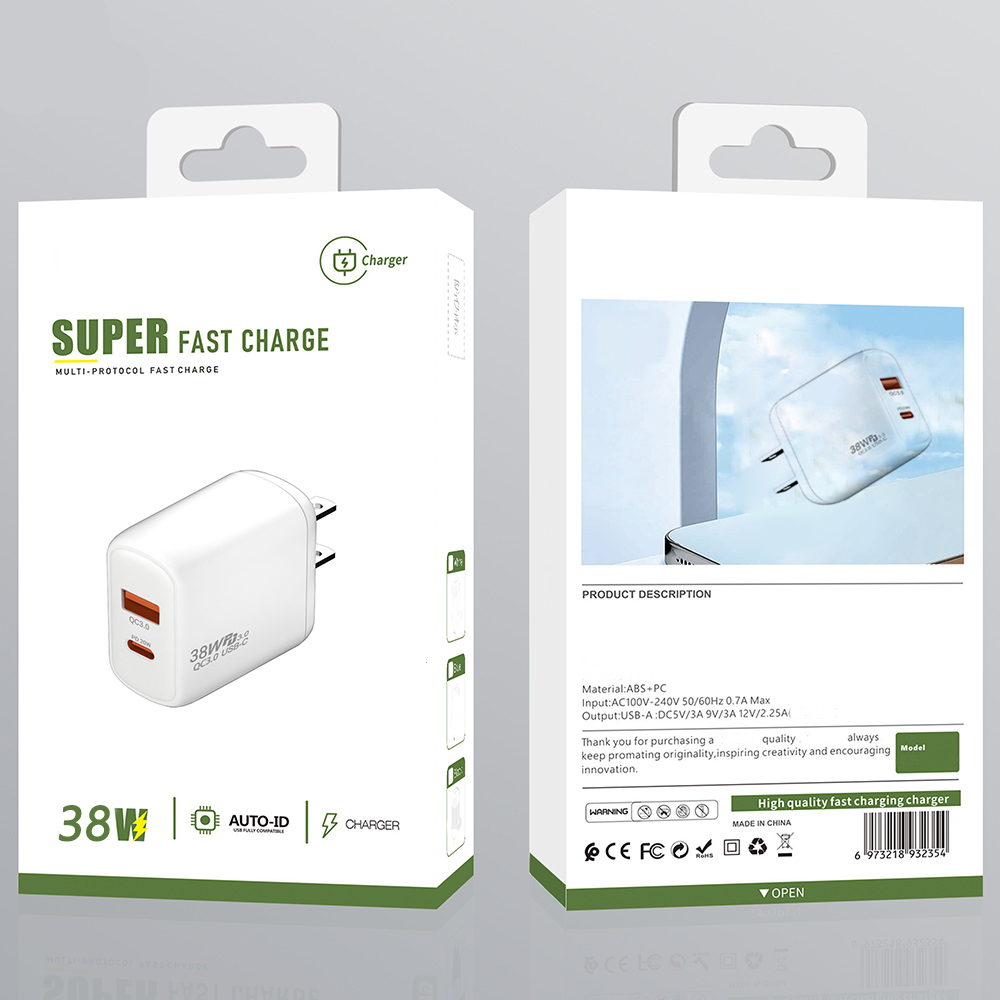 chargeur américain blanc