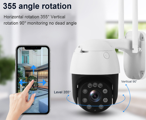 2MP 5X Optical Zoom PTZ ตรวจจับมนุษย์อัตโนมัติติดตามการรักษาความปลอดภัยกล้องวงจรปิด IP 4กรัม Wifi ซิมการ์ด5MP กล้อง - Product Image 2