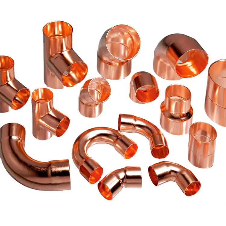 Accesorios de cobre para fontanería, accesorios de soldadura HVAC, venta al por mayor, gran oferta, China