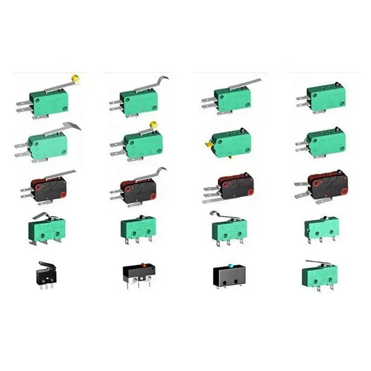 Subminiature mini mühürlü elektrik sınırı su geçirmez 12 v mikro anahtarı