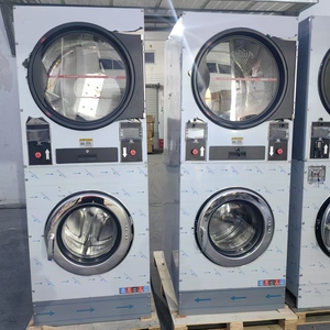 Best Quality Professional Washing Machine Fully Automatic Coin <strong>Operated</strong> Stack Washer Dryer High-capacity Drums Laundry Equipment - Product Image 1