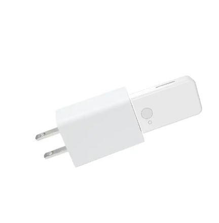 White-with US Adapter