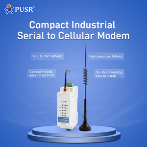 RS485と4Gネットワーク間のUSR-DR504-EUX DINレール産業用ワイヤレスセルラーモデムGsmシリアルモデムデータ伝送 - Product Image 2