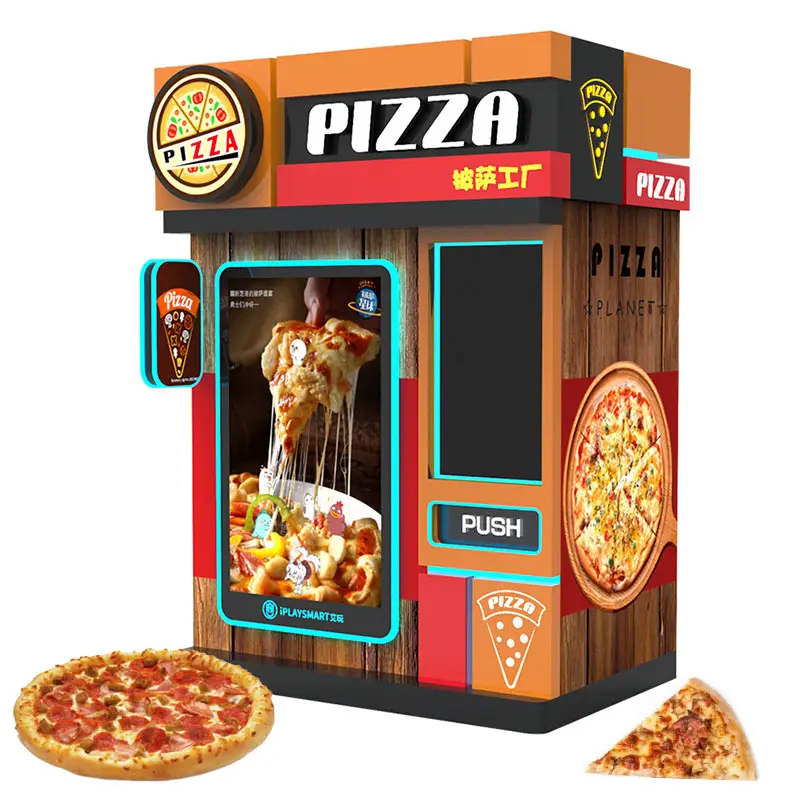 Matic Auto-máquina expendedora de comida caliente para Pizza, pedido en línea, albahaca, calle, Forno Upi