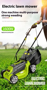 <strong>Powerful</strong> 1600W Electric Mower 4-Stroke Blade for Home Use Hand Push Lawn <strong>Cutter</strong> for Grass Cutting Industrial Grade