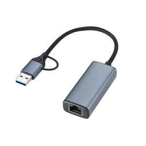 Ethernet <strong>Adapter</strong> 2in1 USB Type C 2.5G Ethernet <strong>Adapter</strong> Hub RJ45 Lan <strong>Adapter</strong> for 10/100/1000/2500Mbps for <strong>Computer</strong> - Product Image 2