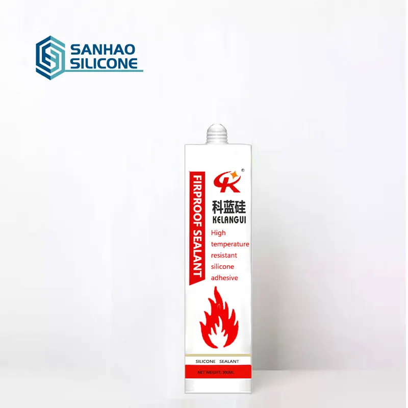 San hao giá rẻ nhanh chóng lửa đánh giá Silicone sealant cao cấp hỗn hợp Silicone RTV Silicone Gasket màu trắng Màu Trắng Đen Xám