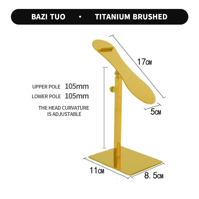 Eight-character style with titanium gold mirror finish