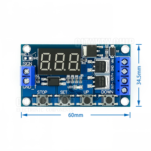 DC 12V 24V Dual MOS LED Digitales Zeit verzögerung relais Trigger zyklus Timer Verzögerung schalter Leiterplatte Timing-Steuer modul DIY - Product Image 4