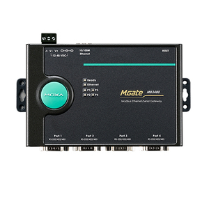 MOXA MGate MB3480 Modbus TCP Gateway - Product Image 1