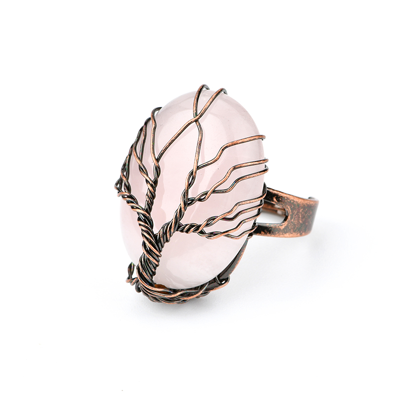 Quartz rose-Bronze