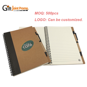 Promotional Notes Kraft Paper <strong>Notebook</strong> Custom <strong>Notebook</strong> Spiral <strong>With</strong> Pen Custom Journal <strong>Notebook</strong> - Product Image 6