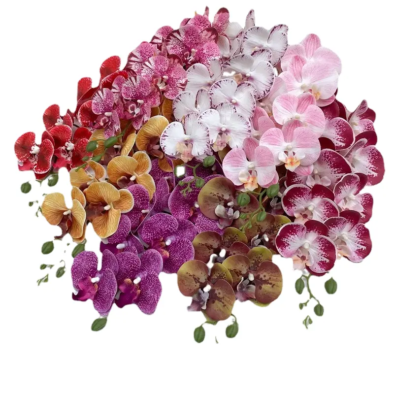 LFH 7 Köpfe Phalaenopsis 9 Großhandel Simulation Blume europäisch für den Innenbereich schöne Seide