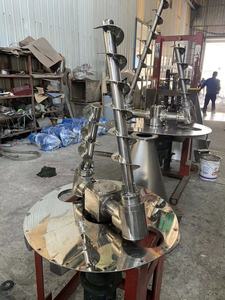 具有竞争力的价格DSH立式加热锥形螺旋带状混合器搅拌机双螺旋型粉末混合器 - Product Image 5