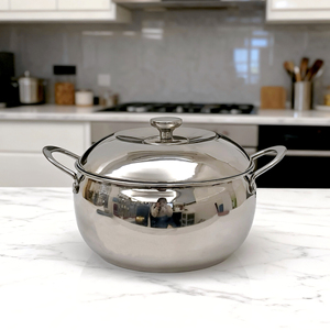 Apple hình thép không gỉ canh nồi Set với nắp thép không gỉ nhà bếp soong nấu ăn vàng nồi - Product Image 5