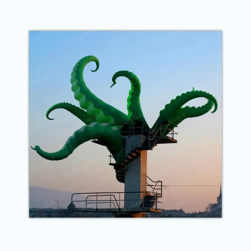 2024 vendita calda gonfiabile meduse polpo tentacoli, artificiali polpo tentacoli gonfiabili per la pubblicità