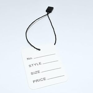 Hang Tag String Black 7 "1000 piezas Nylon Snap Lock Pin Loop Fastener Hook Ties Fácil y rápido de colocar - Product Image 6
