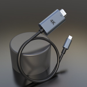 Nikel kaplama hdmi tip-c kablo 4k 60 120hz hdmi 2.1 tip-c kablo hd tip c hdmi 4k cep telefonu dizüstü ekran hattı - Product Image 2