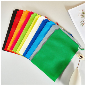 Bolsa de polvo de tela no tejida con cordón reutilizable personalizada, funda de zapatos no tejida ecológica, bolsa de almacenamiento, bolsa con cordón no tejido - Product Image 5