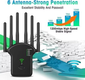 U13 Dual-Band 1200Mbps 300Mbps yeni ev ağ amplifikatör QoS AP USB VPN VoIP 4G 5G WEP Modem tekrarlayıcı 2.4G WiFi sinyal güvenlik duvarı - Product Image 2