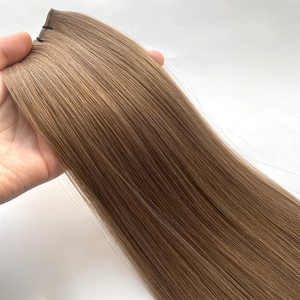 Görünmez Genius atkı insan saçı postiş karışımı daha az ağırlık ve hasar düşmeyen Salon için Remy sınıf tarz olabilir - Product Image 1