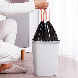 Bolsas de basura con cordón para limpieza del hogar, rollo de basura para uso doméstico, bolsas con cordón - Product Image 2