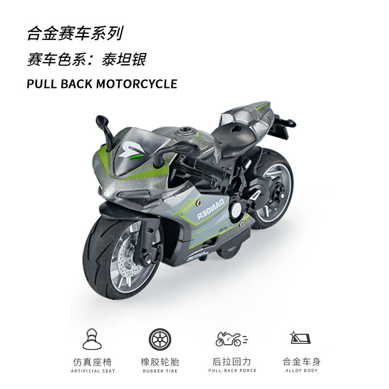 1:12 Ducati Aleación de la motocicleta-plata m5231