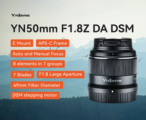 <strong>Wholesales</strong> Yongnuo YN50MM F1.8Z DA <strong>DSM</strong> Auto Focus Standard Prime APS-C Frame Lens for Nikon Z5 Z6 Z7 Z6II Z7II Z30 Z50 Z8 Z9 - Product Image 2
