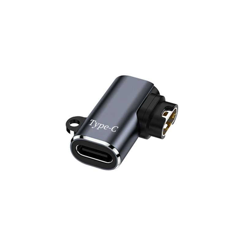 type-c female Side bend grey