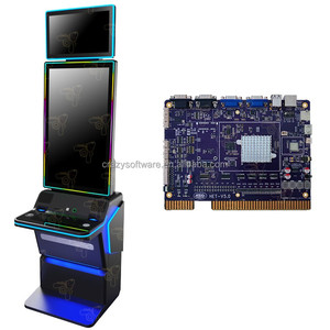 2025 yeni süper kalite 43 ''4K LCD ekran ile büküm ve kilit dik kabine için çok beceri oyunu Duo Fu Duo Cai altın - Product Image 4