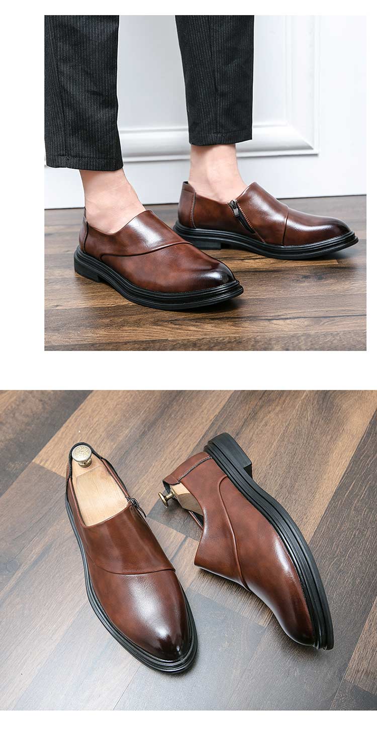 Genuine Leather Stylish Formal Shoe for Men Brown S219-3420 (STOCK ITEM) 10 PRISTINE