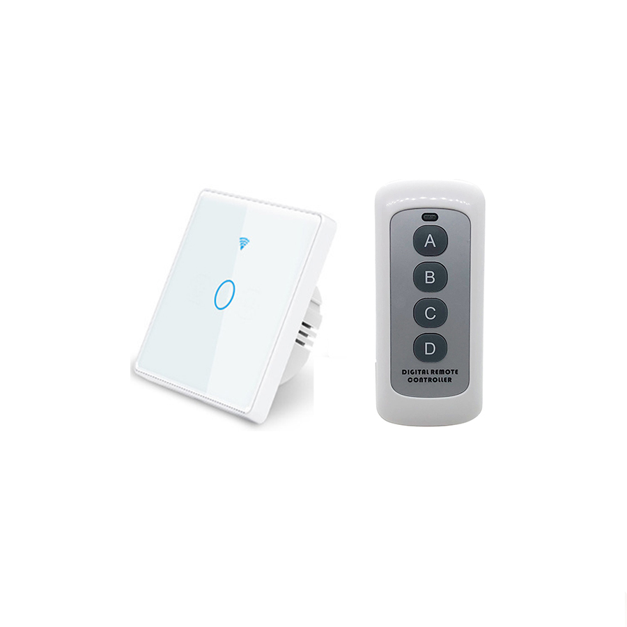 White wifi 1gang+4 gang Remote control