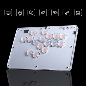 Fun Fortress Mini All-Buttons Konsole <span class=keywords><strong>Xinput</strong></span>/Eingang Hot-Swap-Encoder-<span class=keywords><strong>Controller</strong></span> für PC/NS/PS4-Spiel Joystick Game <span class=keywords><strong>Controller</strong></span>