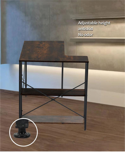 Moderno hogar muebles de oficina ejecutiva ergonómica mesa escritorio para oficina simple gran mesa de la computadora Escritorio de oficina con estantería - Product Image 3