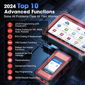 2025 Launch X431 Pro5 Pro 5 programación en línea con Smartlink J2534 CANFD DoIP ECU programación OBD2 escáner herramienta de diagnóstico de coche