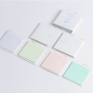 Hot Sale Foldable Multi-Color Sticky Notes Simple Square Portable Sticky Notes Student Office Workplace Sticky Notes - Product Image 3