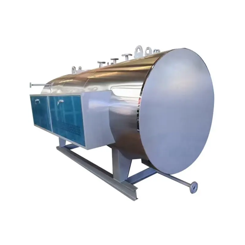 Dry cleaner oil gas steam boiler, capacity 100 kg refined pure steam generator Particle burner controller steam generator