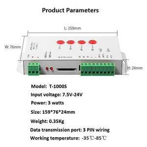 Guscio in alluminio Led Light Dimmer Digital DMX DMX512 Controller Led programmabile 2048 pixel per striscia LED RGB RGBW con IC - Product Image 4