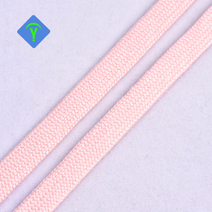 13mm Poly Flat Polyester <strong>Cord</strong> W/<strong>3</strong>/4''rounded with Metal Aglets. - Product Image 3