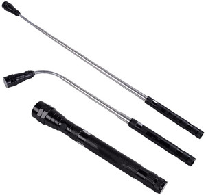 Flexible 3 LED-Taschenlampe Magnetisches Teleskop-Aufnahme werkzeug Licht Multifunktions-Taschenlampe Taschenlampe Stift lampe Fahrt auf Auto-Not brenner - Product Image 2