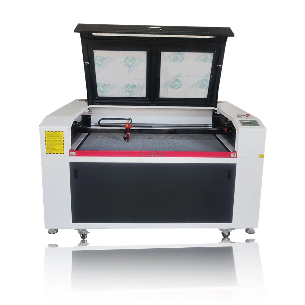 Máquina láser Co2 de fácil uso, cortador láser MDF de madera contrachapada, máquina de grabado de corte 1390, impresora láser 3D de 100W