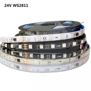 Factory Price 2811 5050 RGB <strong>LED</strong> Strip Light 12V WS2811 IC 60 <strong>LEDs</strong>/m Pixels Programmable Individual Addressable Flexible - Product Image 2